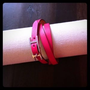 Hermès Hapi 3 Leather Bracelet